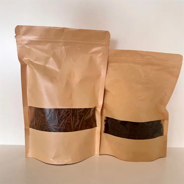 Стоячие пакеты с окошками